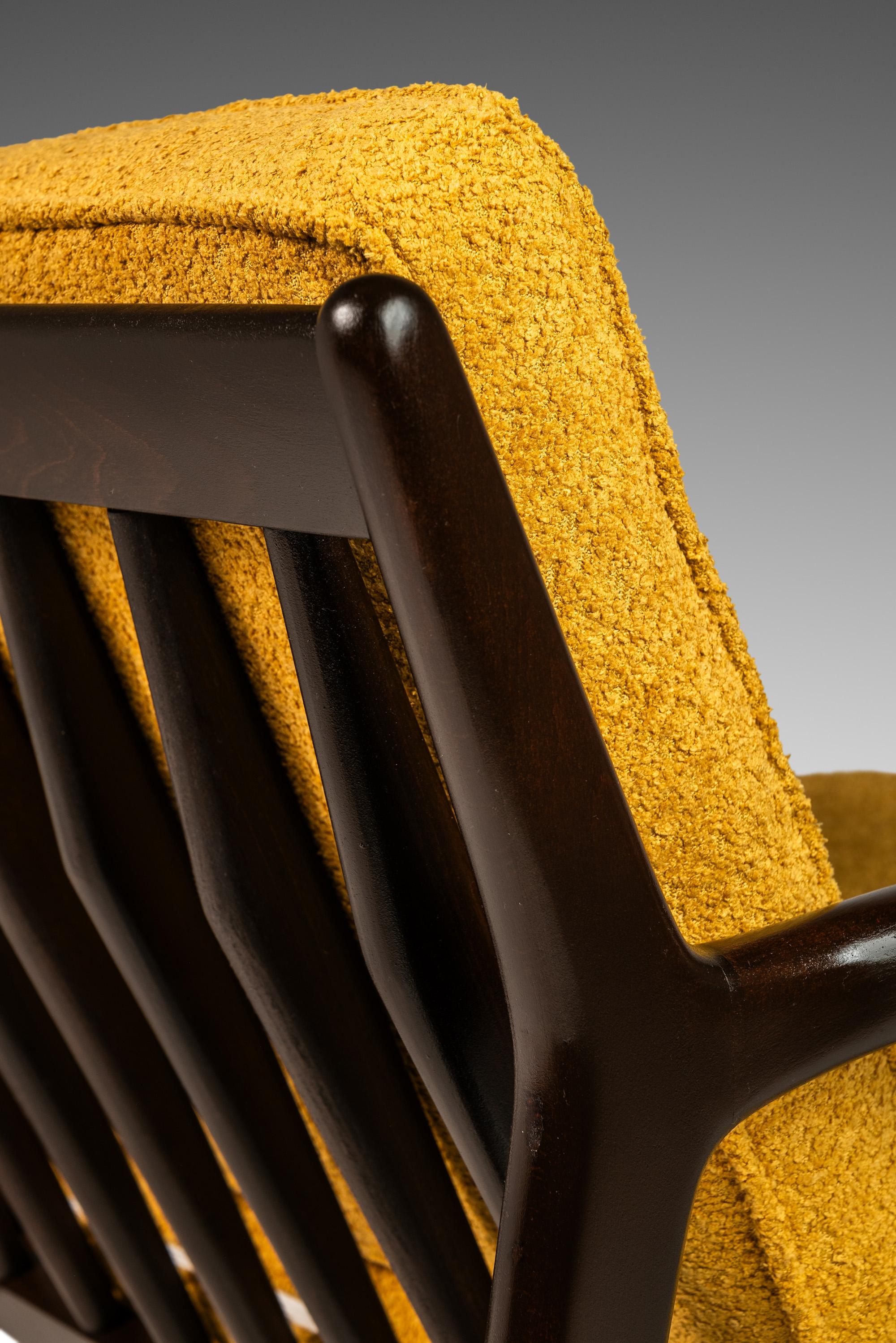 Set of 2 'Blade Arm' Lounge Chairs by Ib Kofod Larsen for Selig, Denmark, 1960's 5