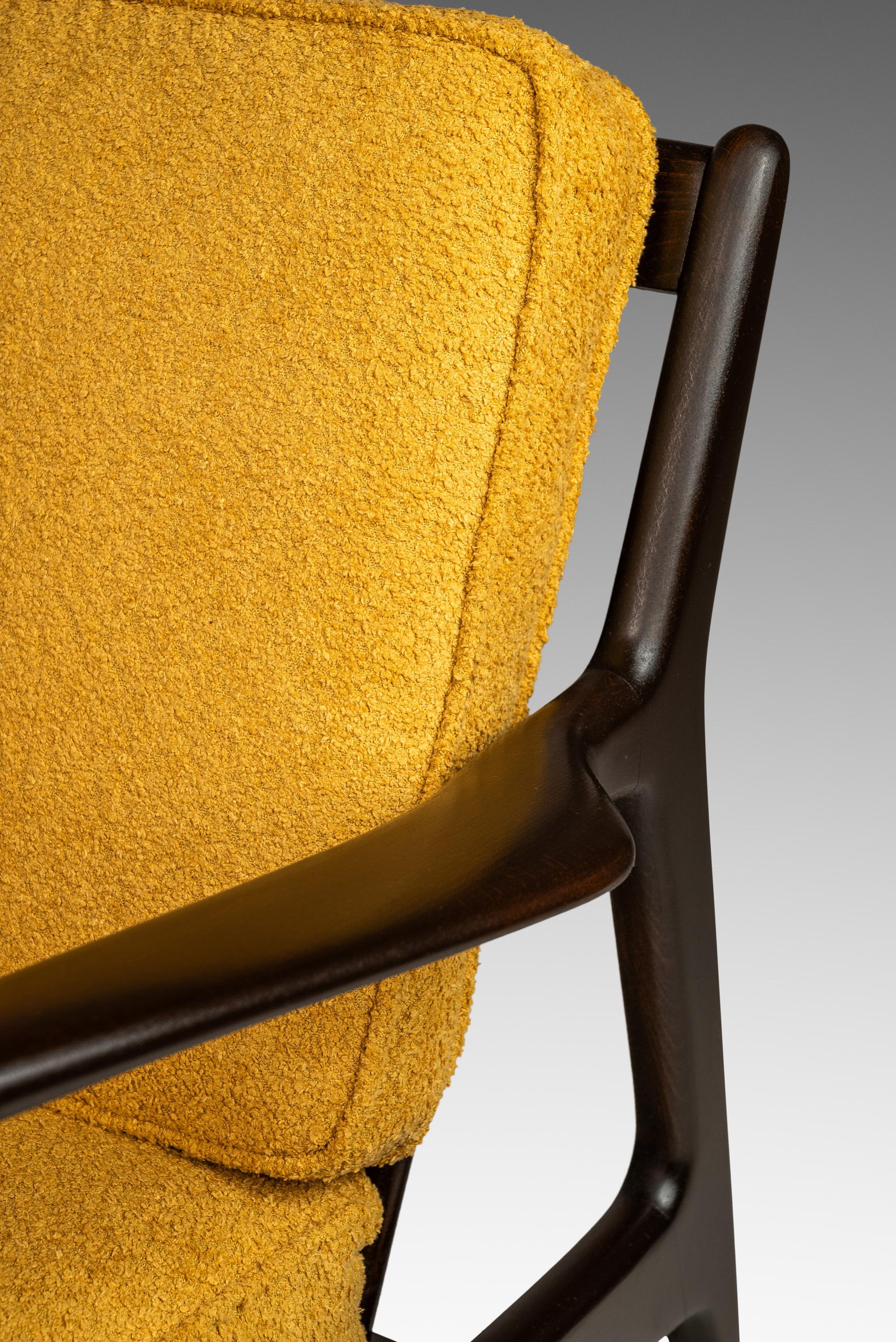 Set of 2 'Blade Arm' Lounge Chairs by Ib Kofod Larsen for Selig, Denmark, 1960's 6