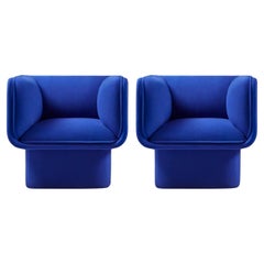 Set of 2 Block Armchair by Pepe Albargues