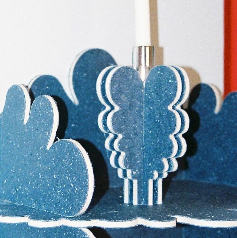 2er-Set Blooming Cuts Kerzenständer von Ebba Lindgren (Schwedisch) im Angebot
