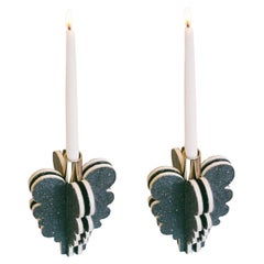 Set of 2 Blooming Cuts Candle Holder by Ebba Lindgren
