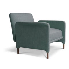 Set of 2 Blue Carson Armchair by Collector