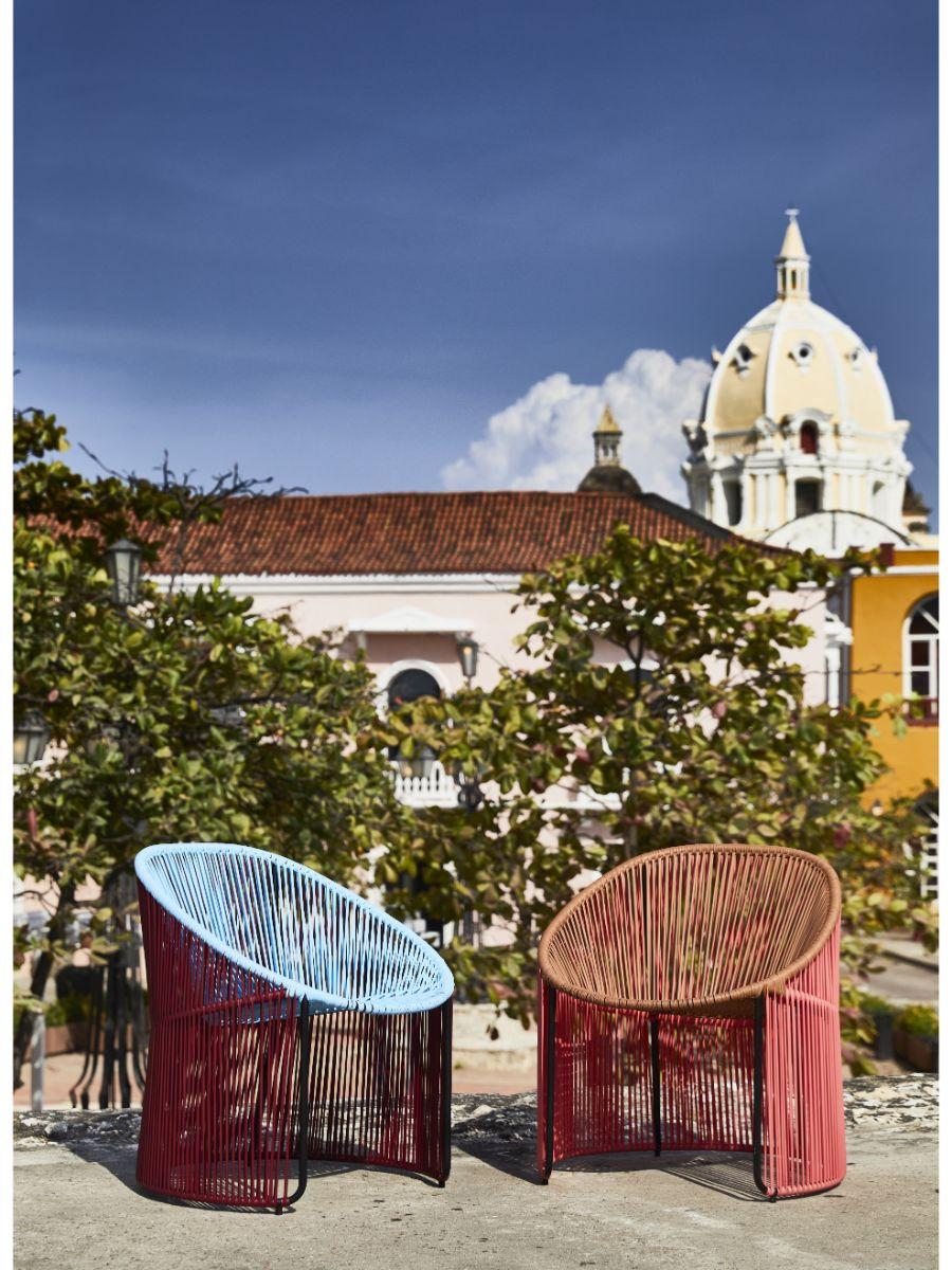 Set di 2 sedie da pranzo Cartagenas blu di Sebastian Herkner in vendita 11