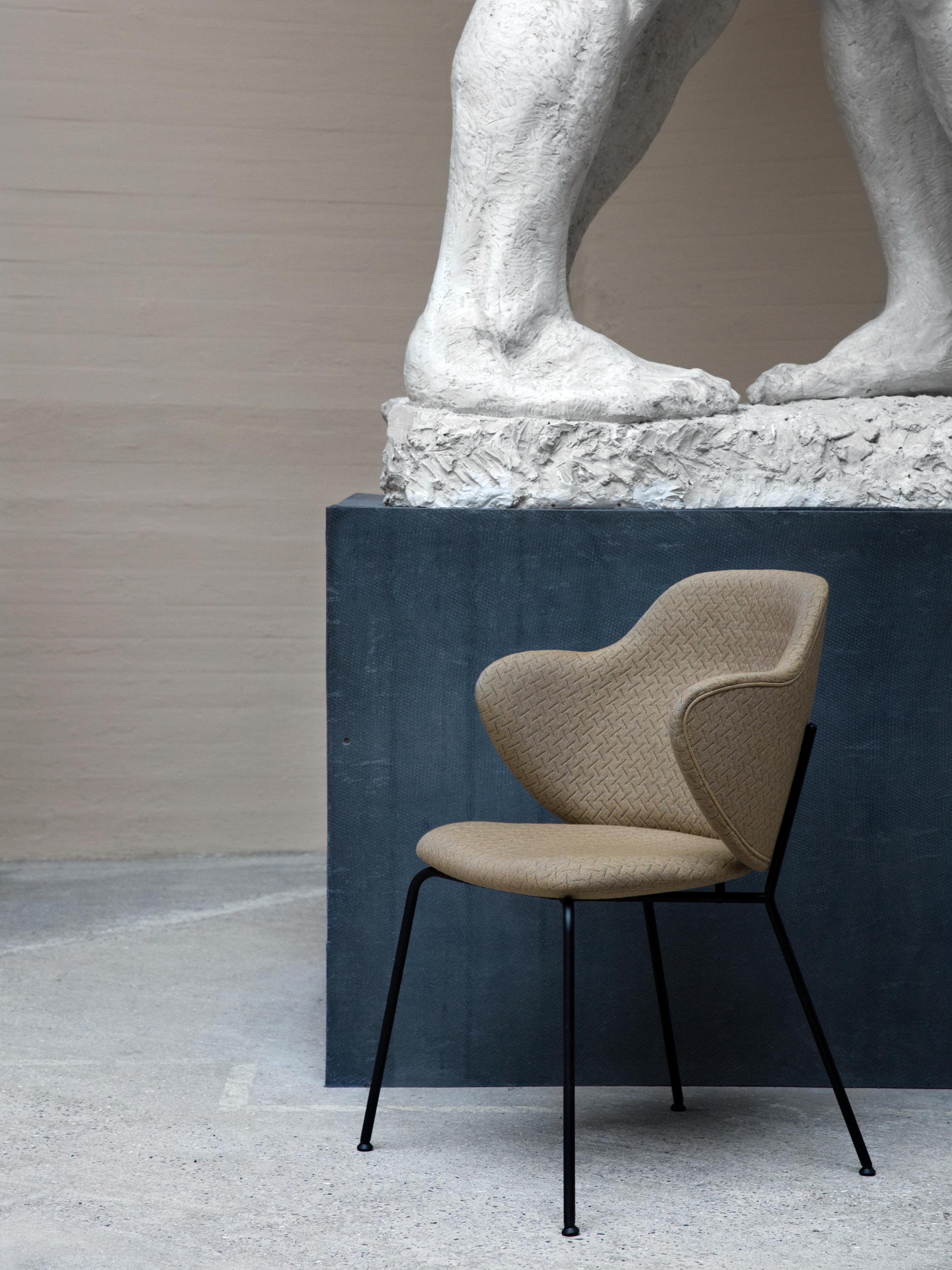 Moderne Ensemble de 2 chaises Jupiter Lassen bleues par Lassen en vente