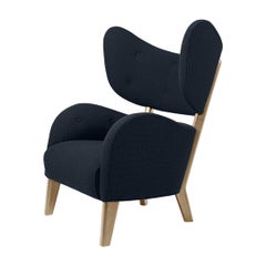 Set di 2 sedie blu Raf Simons Vidar 3 in Oak naturale My Own Chair Lounge Chair by Lassen