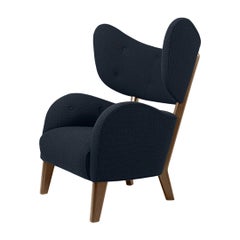 Set di 2 sedie blu Raf Simons Vidar 3 Smoked Oak My Own Chair Lounge Chair by Lassen