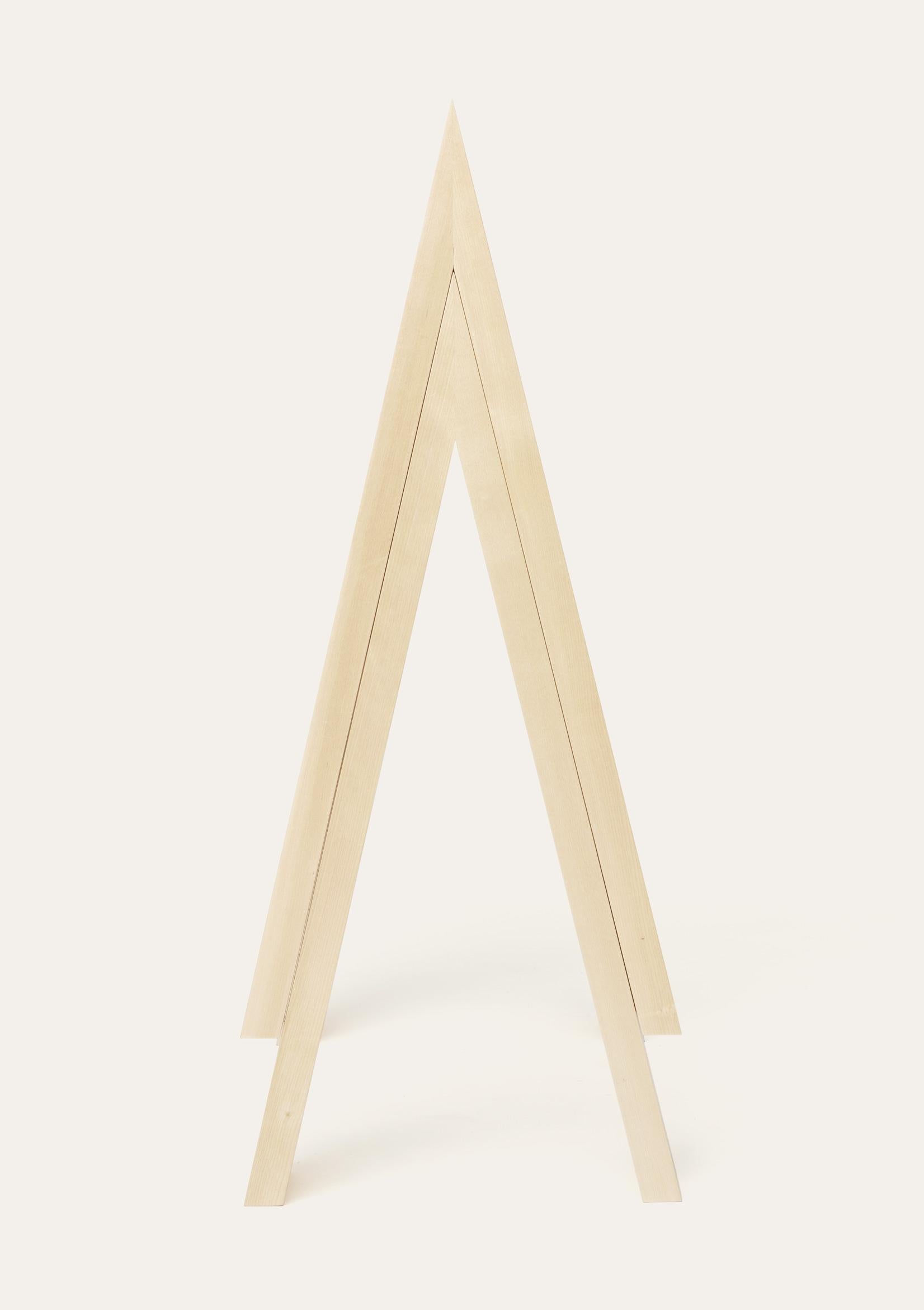 Post-Modern Set of 2 Bock Birch Trestles by Storängen Design For Sale