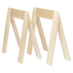 Set of 2 Bock Birch Trestles by Storängen Design