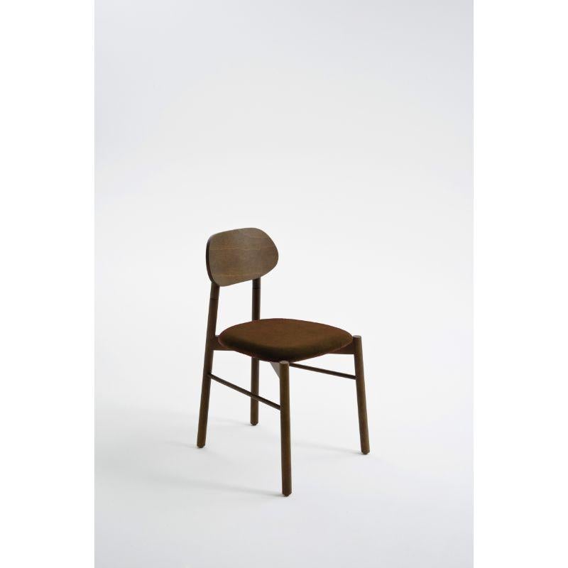 Set of 2, Bokken upholstered chair, Canaletto, Visione by Colé Italia with Bellavista/Piccini
Dimensions: H 81.7 D 49 W 53.5 cm
Materials: Canaletto walnut finishing, padded seat - cat c: velvetforthy

Also available: COM Fabric, Fabric Cat A,