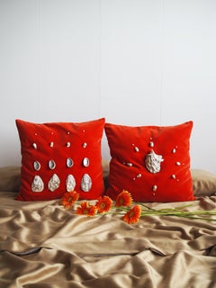 Set of 2 Bon Appetit Cushions by Culto Ponsoda