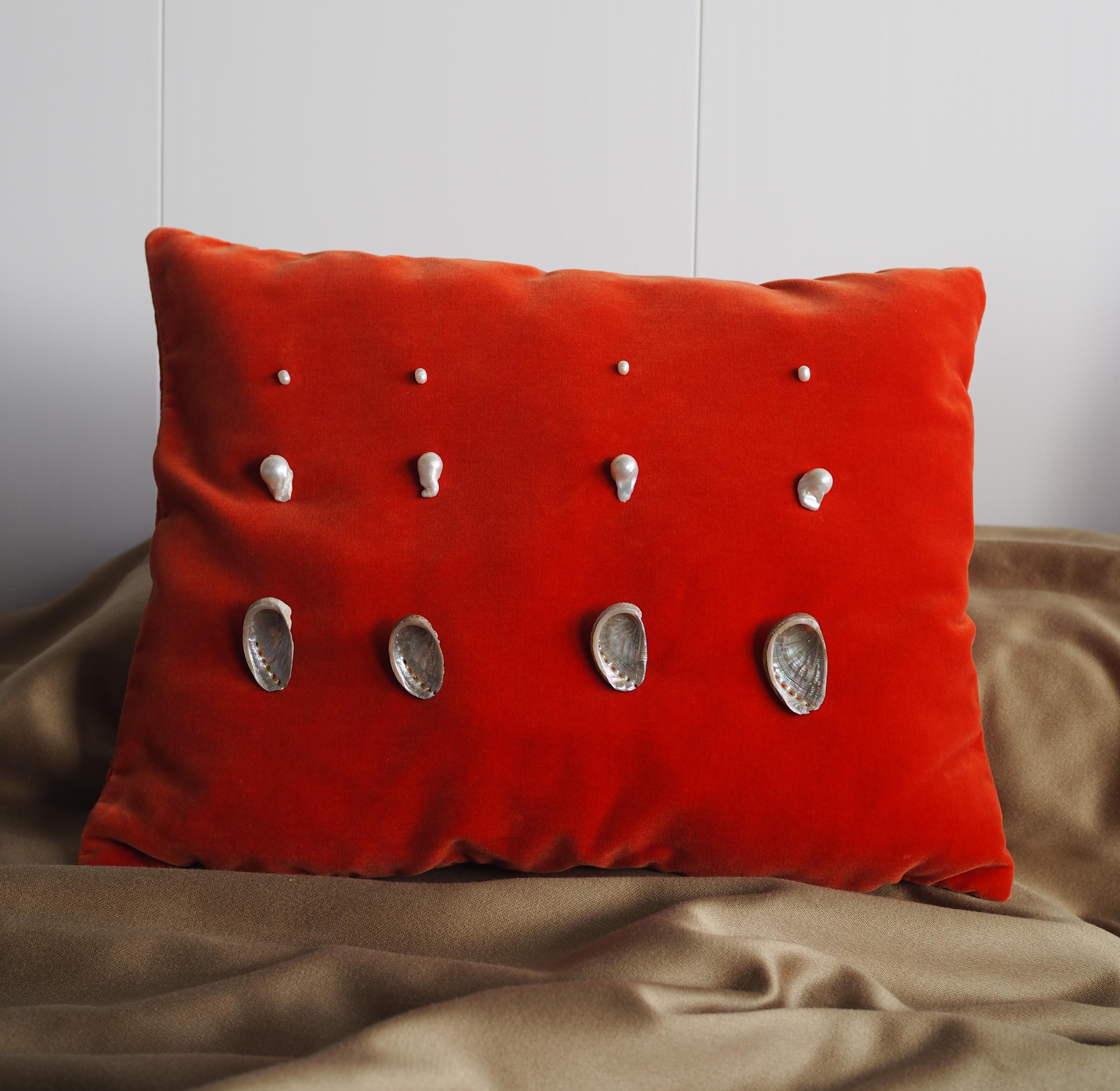 Contemporary Set of 2 Bon Appetit Cushions by Culto Ponsoda For Sale