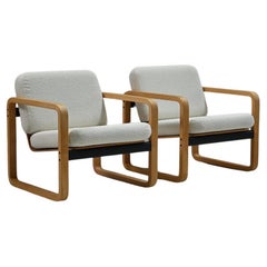 Ensemble de 2 chaises longues en bouclette de Aeon Mondial, années 1980, Pays-Bas.