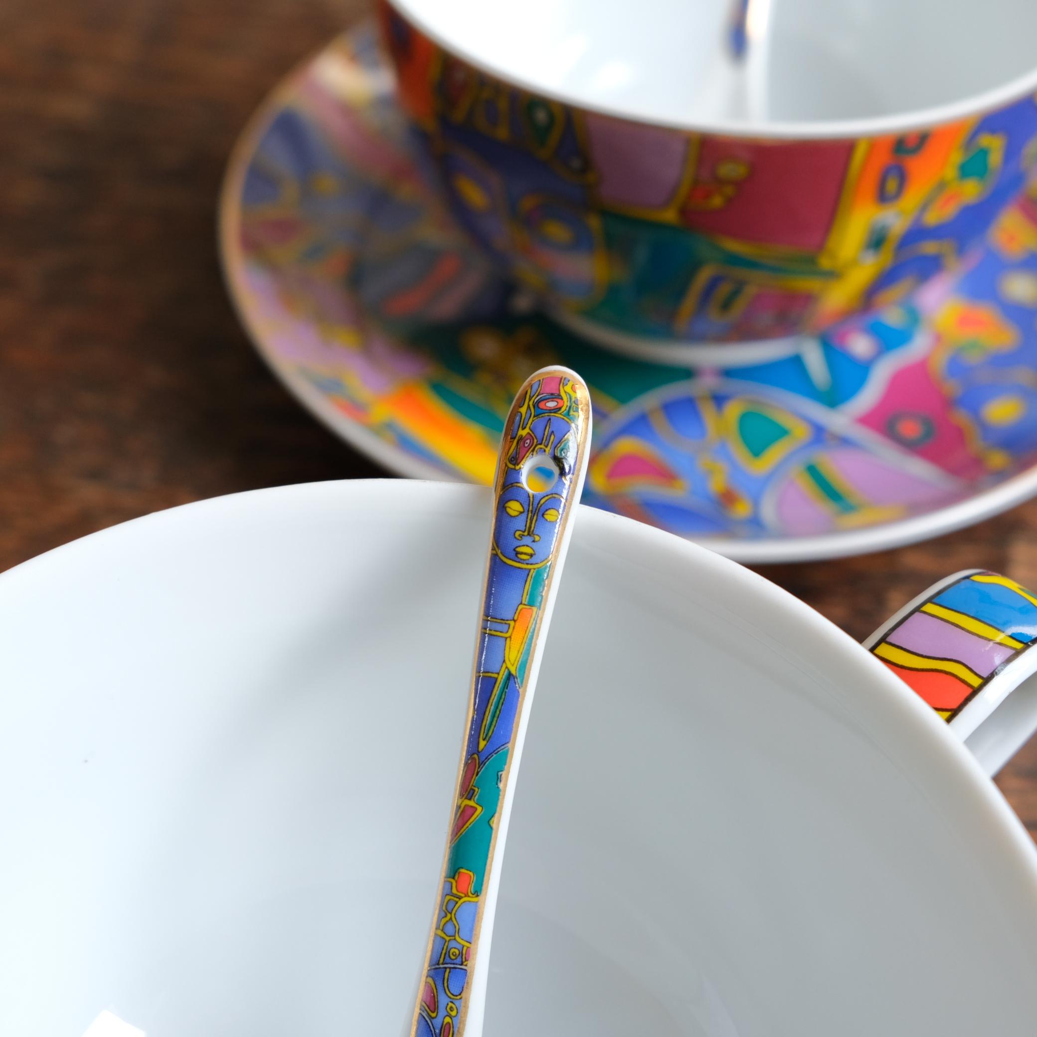 Ensemble de 2 bols par Décor du Galion, modèle So French, Limoges, années 1990 4