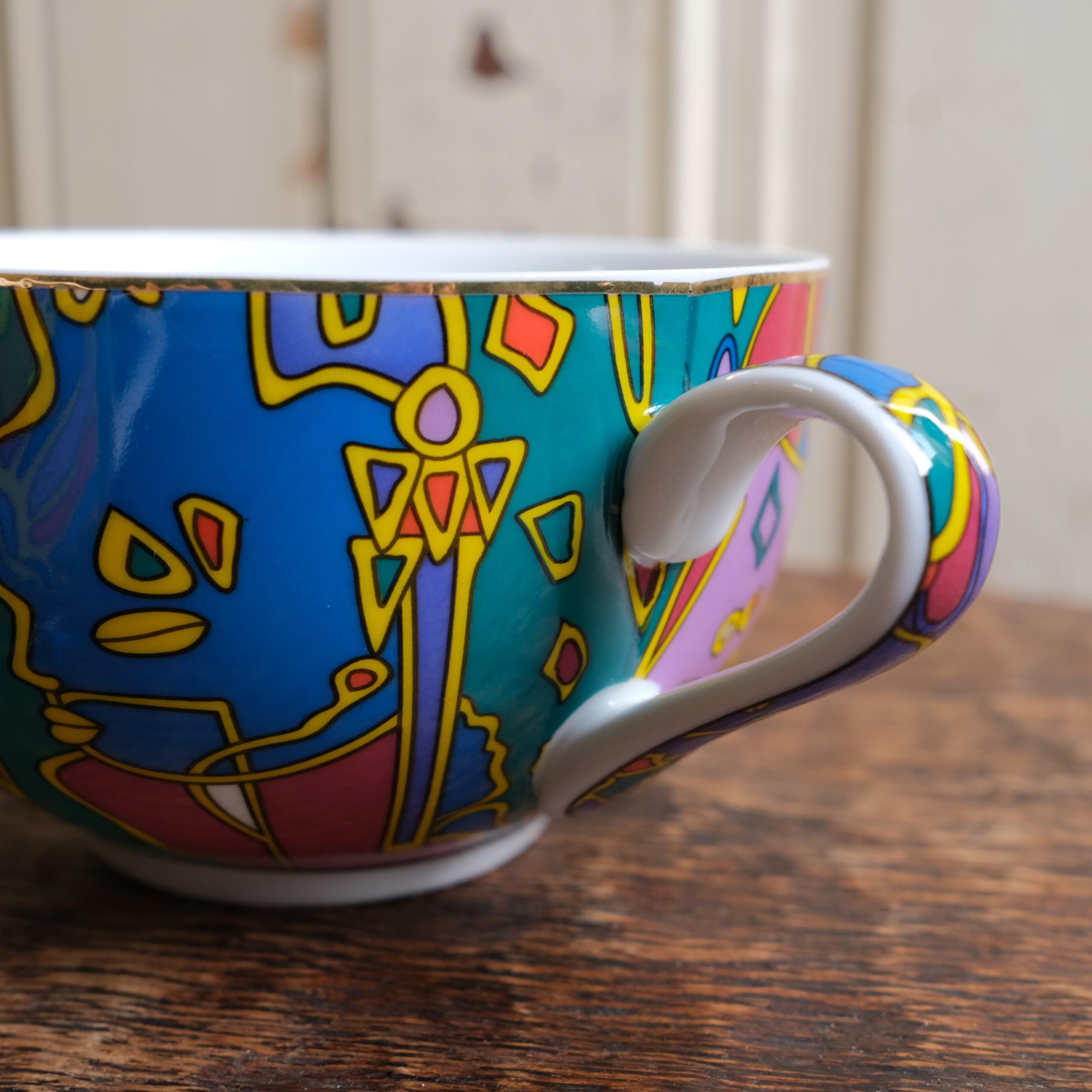 Ensemble de 2 bols par Décor du Galion, modèle So French, Limoges, années 1990 5