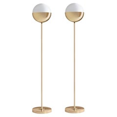 Ensemble de 2 lampadaires en laiton 01 à gradation 160 par Magic Circus Editions