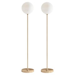 Set of 2 Brass Floor Lamp 06 Dimmable by Magic Circus Editions