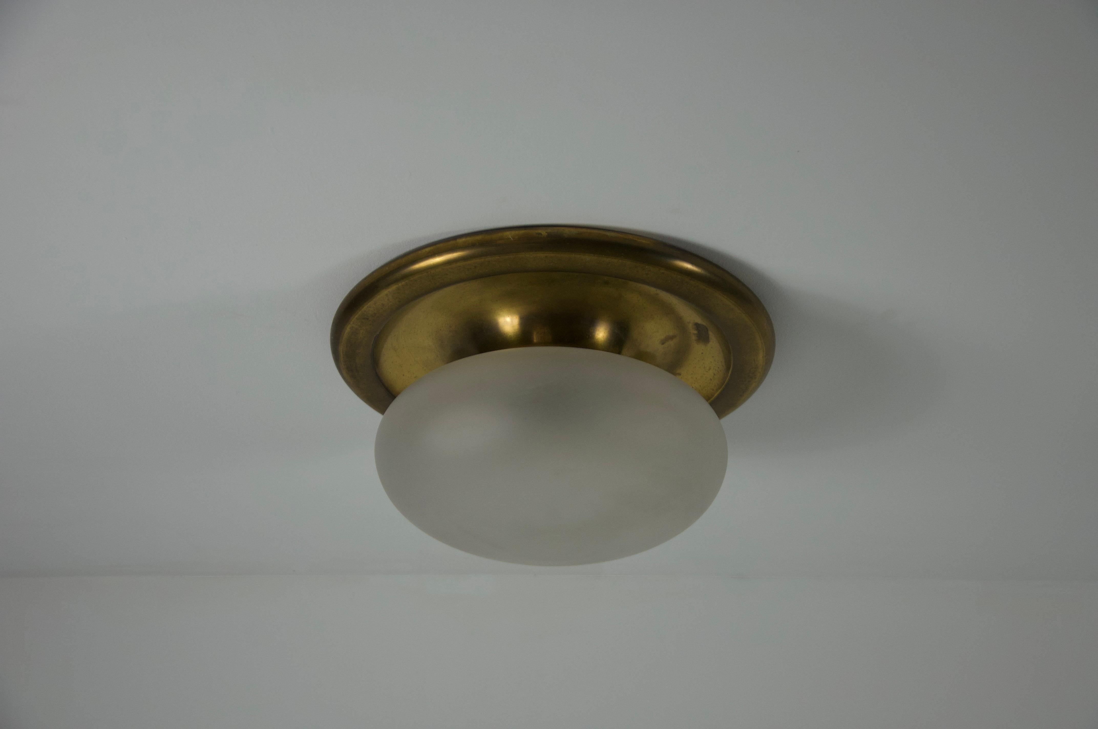 Ensemble de 2 affleurants en laiton du milieu du siècle, 1960, Italie Bon état - En vente à Hagenbach, DE