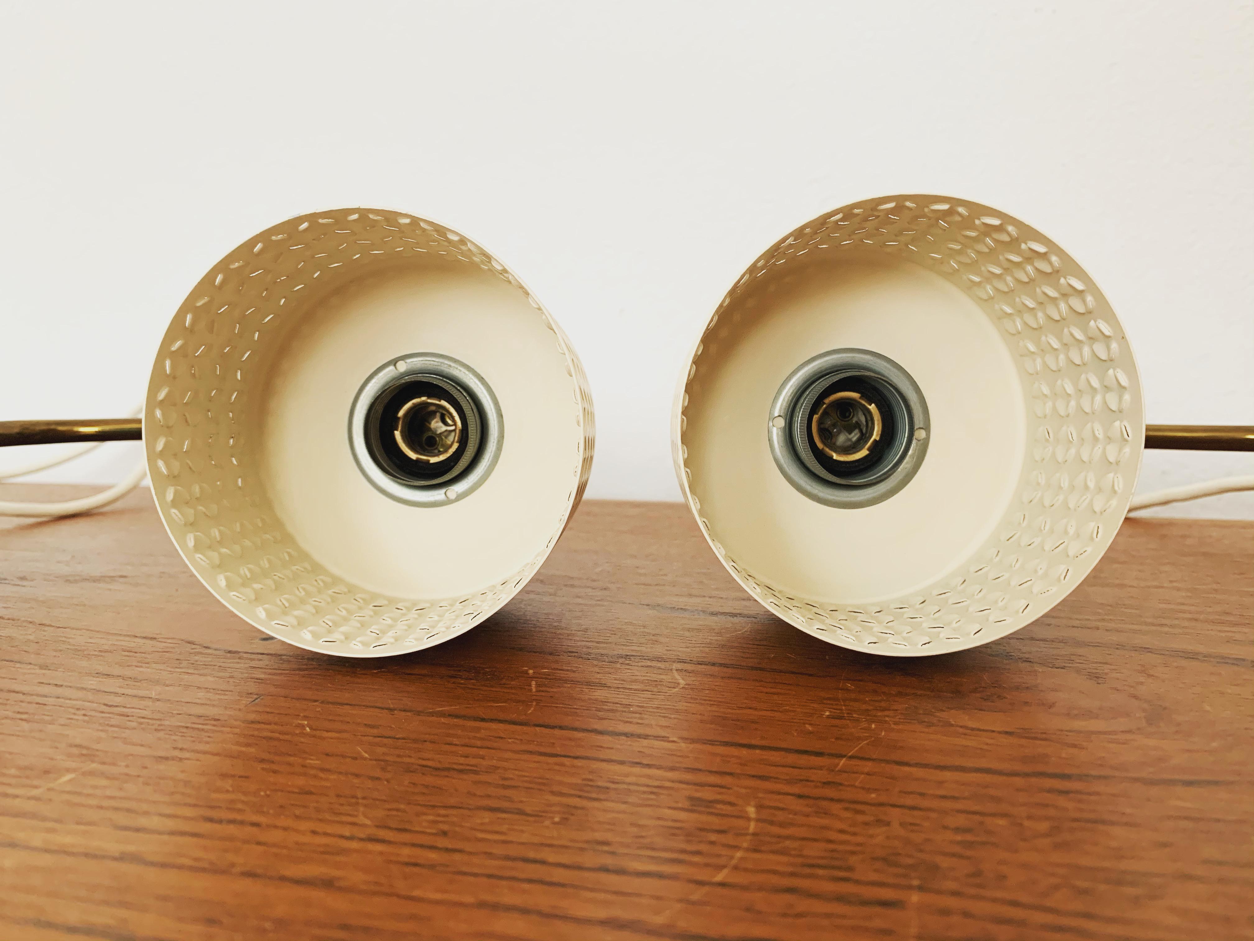 Lot de 2 lampes de table en laiton en vente 7