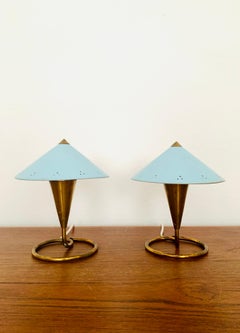 Lot de 2 lampes de table en laiton