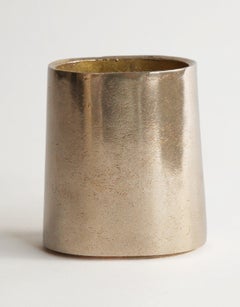 Set of 2 Brass Taper Pen Stands by Stem Design