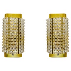 Retro Set of 2 Brass Wall Lamps