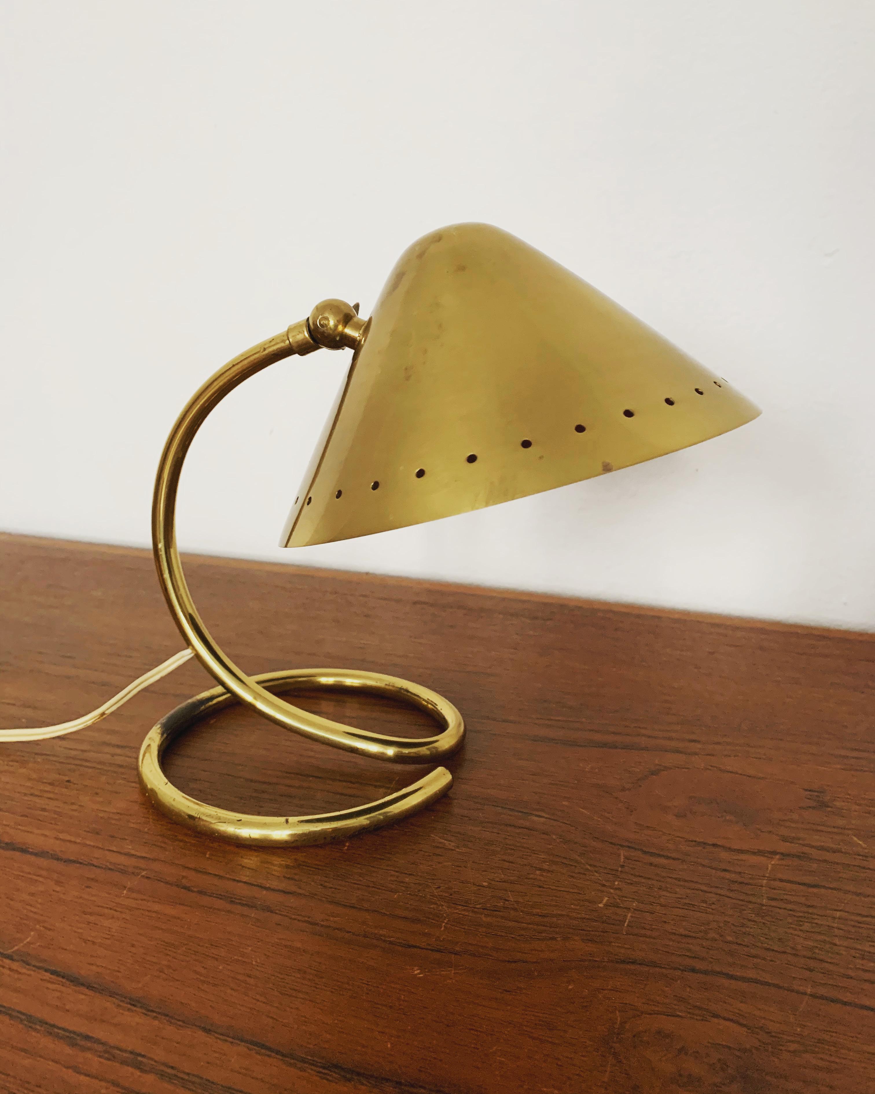 Mid-20th Century Set of 2 Brass Wall or Table Lamps For Sale