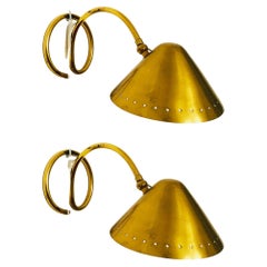 Set di 2 lampade da parete o da tavolo in ottone
