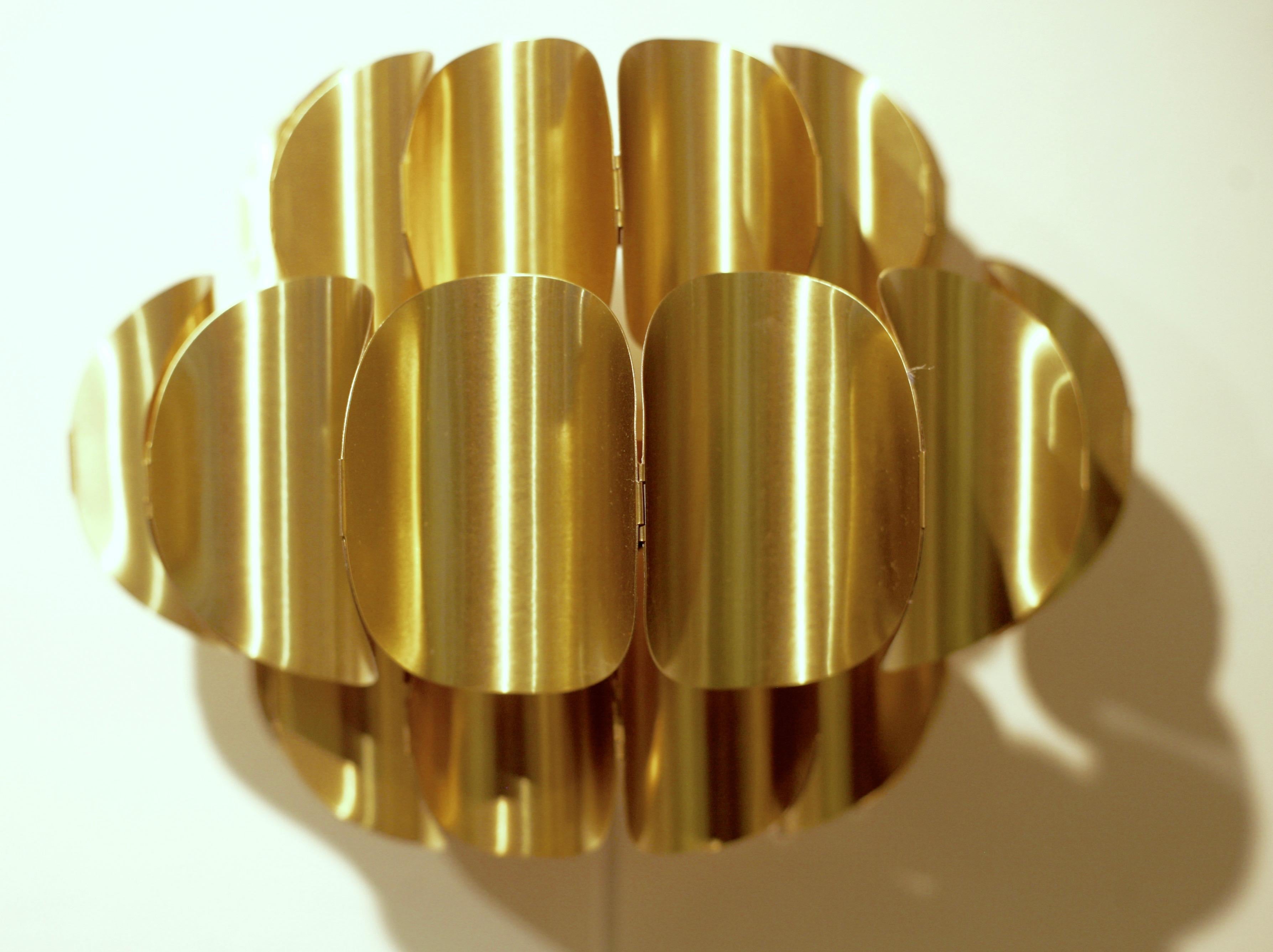 Set of 2 Brass Wall  Sconces by Werner Schou for Coronell In Good Condition In Klintehamn, SE
