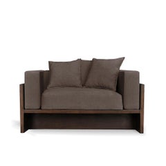 Set of 2 Brown Chaplin Armchair by Collector