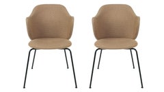 Set of 2 Brown Jupiter Lassen Chairs by Lassen