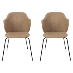 Set of 2 Brown Jupiter Lassen Chairs by Lassen