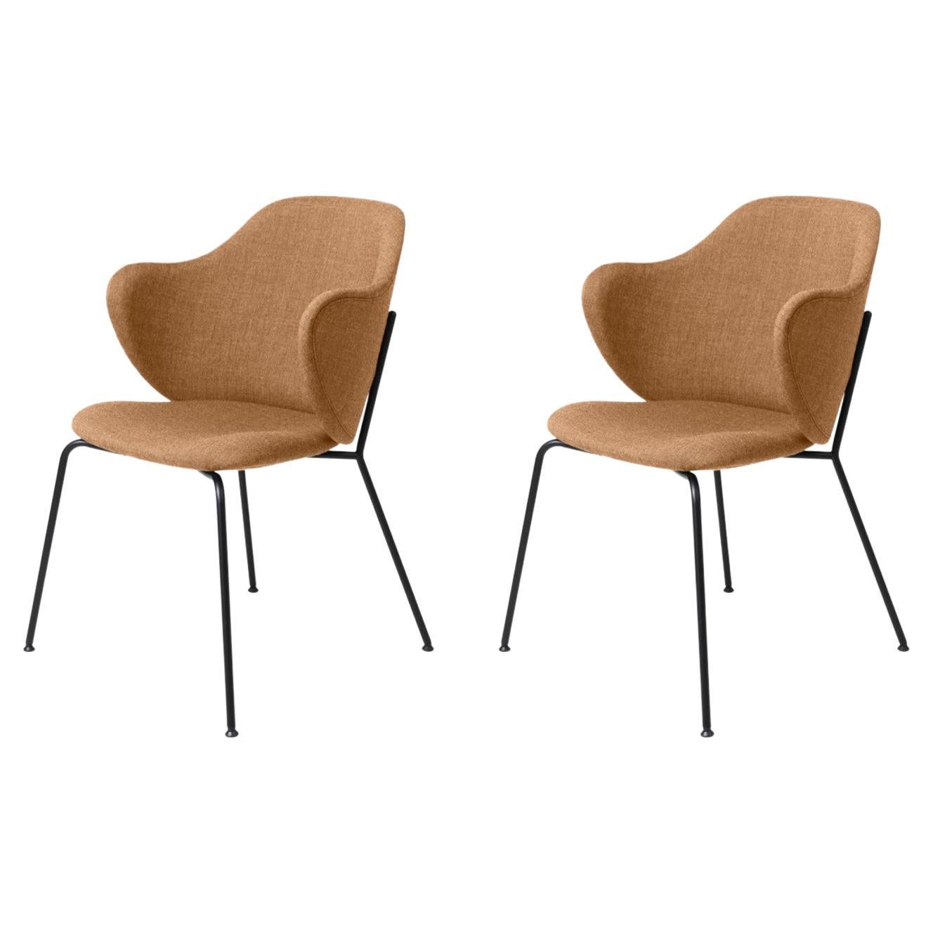 Set of 2 Brown Remix Lassen Chairs by Lassen For Sale