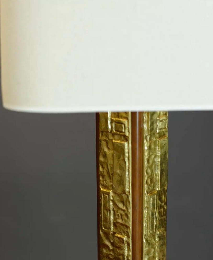 Mid-Century Modern Ensemble de 2 lampes de table brutalistes d'Eseria Luci Italie, modèle Margot en vente