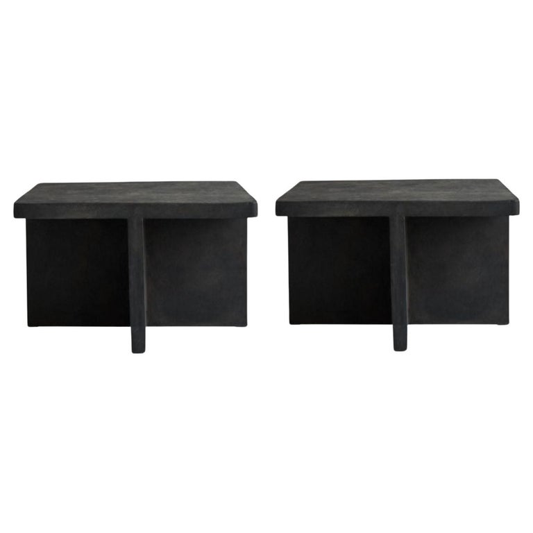 Set of 2 Brutus Coffee Tables by 101 Copenhagen For Sale
