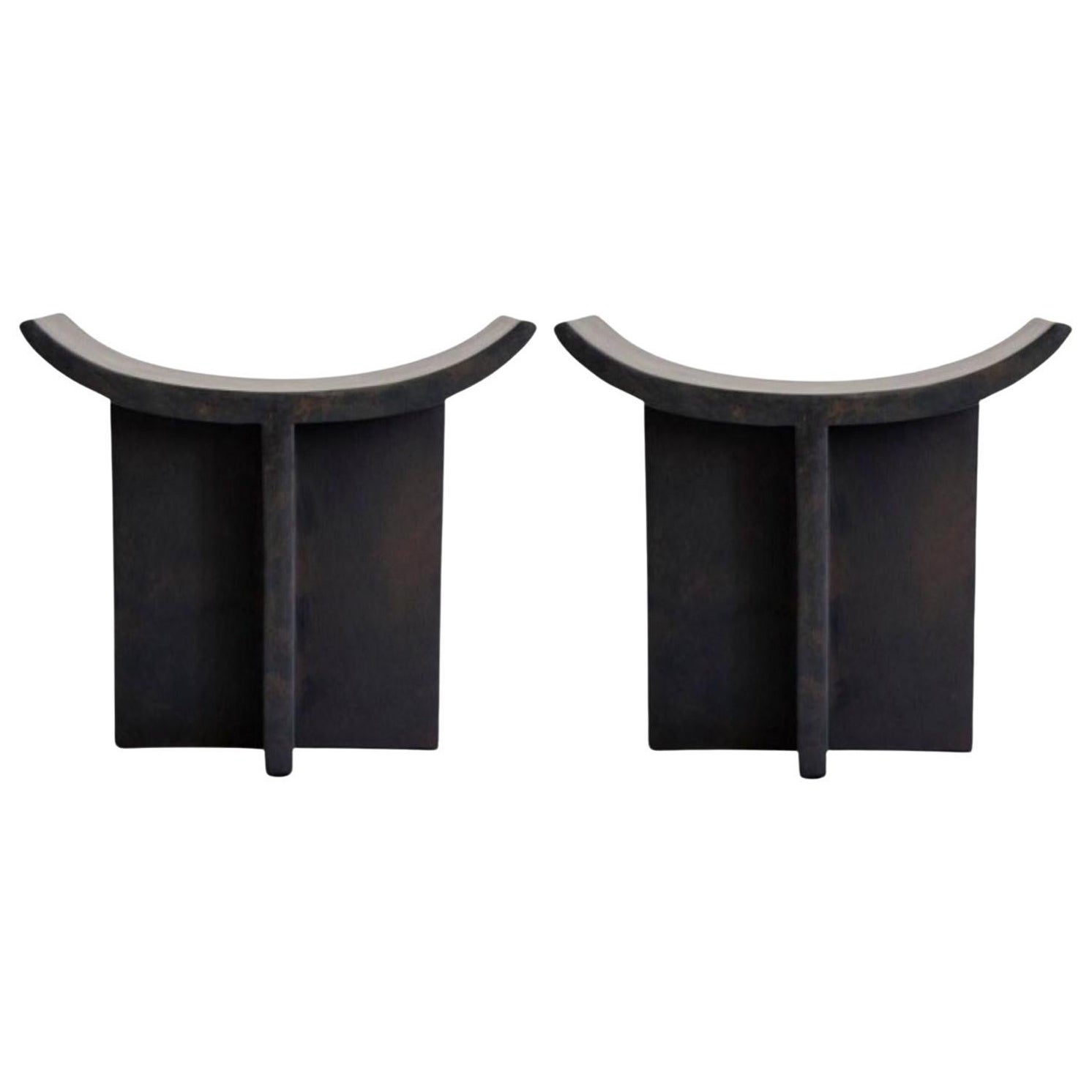 Ensemble de 2 tabourets Brutus de 101 Copenhagen en vente