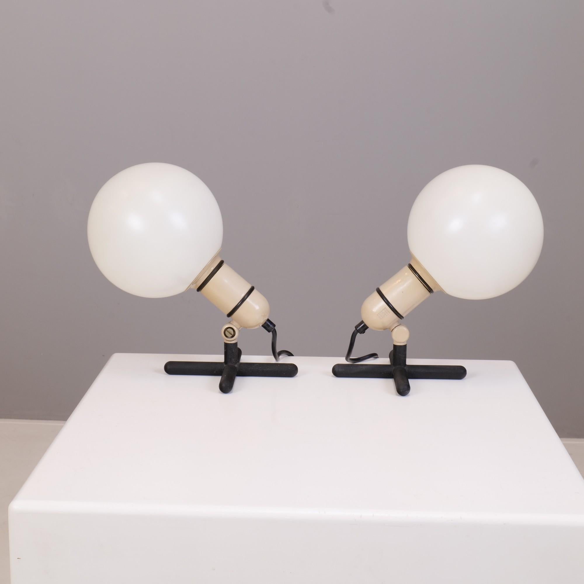 Set of 2 Bubble Lamps by Jacques Biny for Lita, 1960's France In Good Condition In Saarbrücken, SL