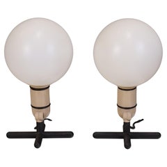 Set of 2 Bubble Lamps by Jacques Biny for Lita, 1960's France