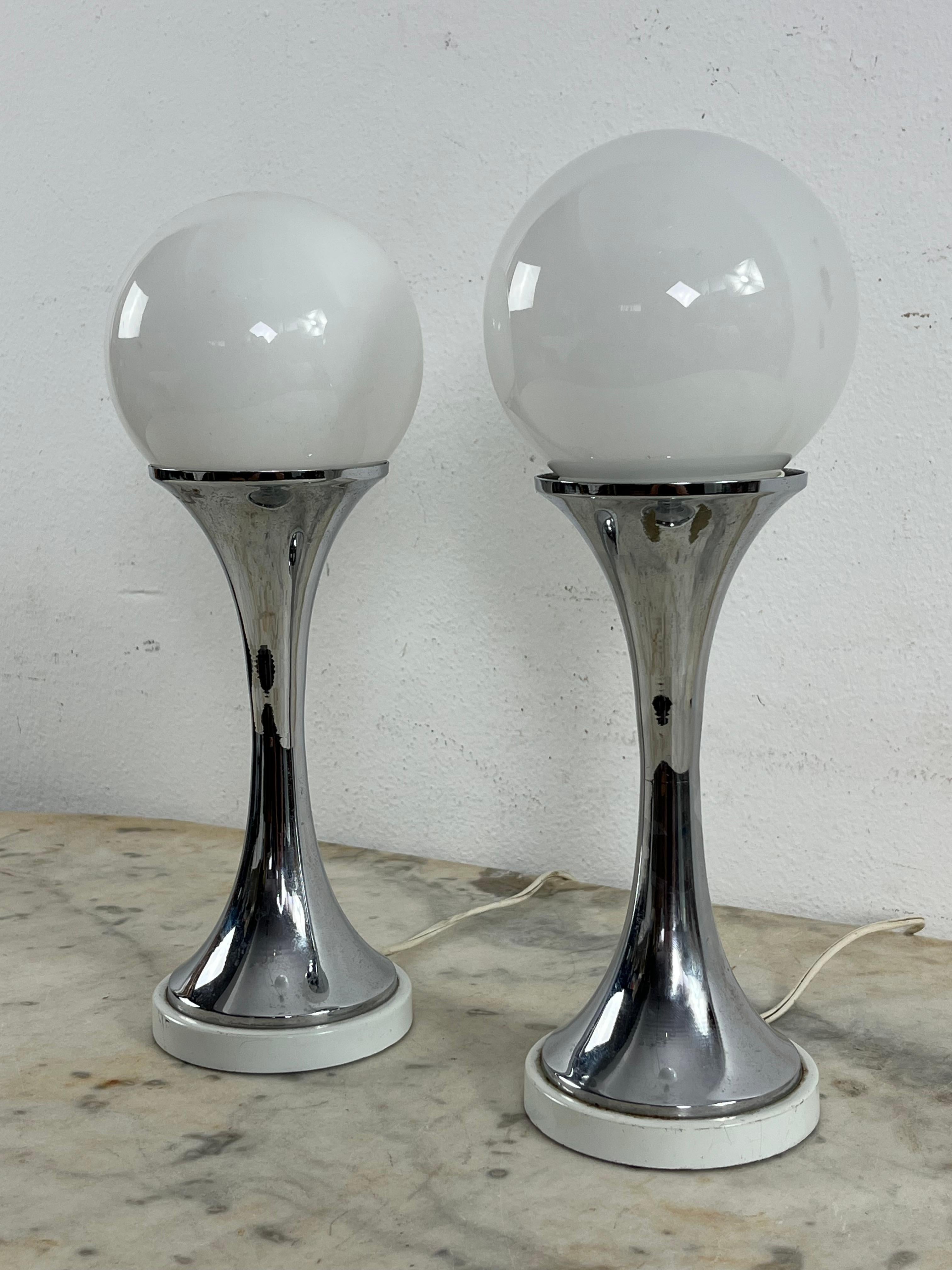Set von 2 Nachttischen „Bubbles“ von Goffredo Reggiani, Oma Italien, 1970er Jahre (Italienisch) im Angebot