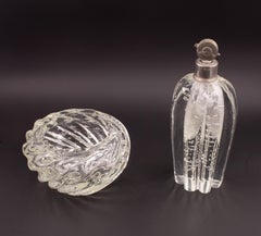 Set of 2 Bubbles Glass Vase by Barovier e Toso, 1950s