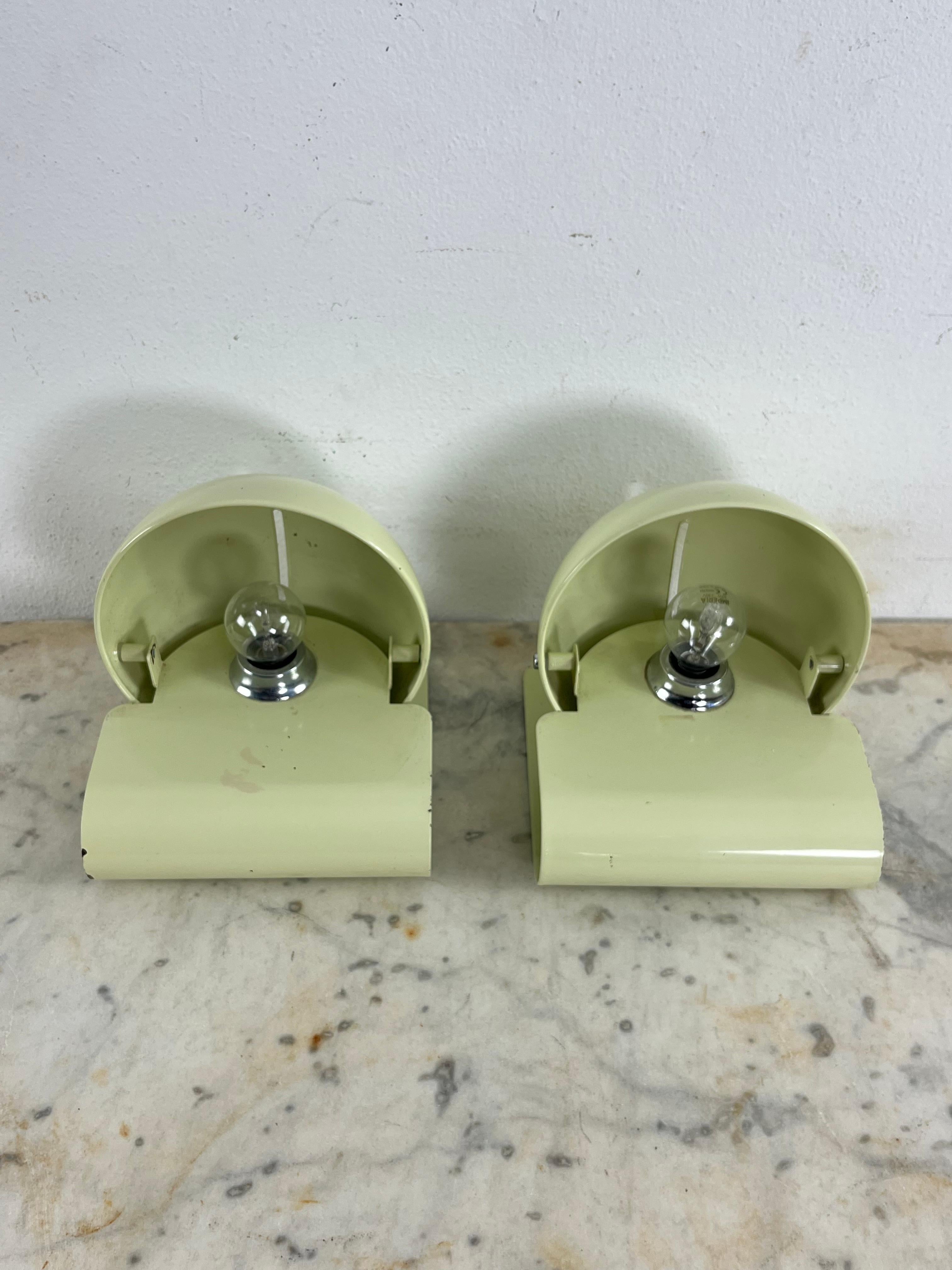 Set Of 2 Bugia Model Table Lamps by Giuseppe Cormio for IGuzzini, 1970s For Sale 13