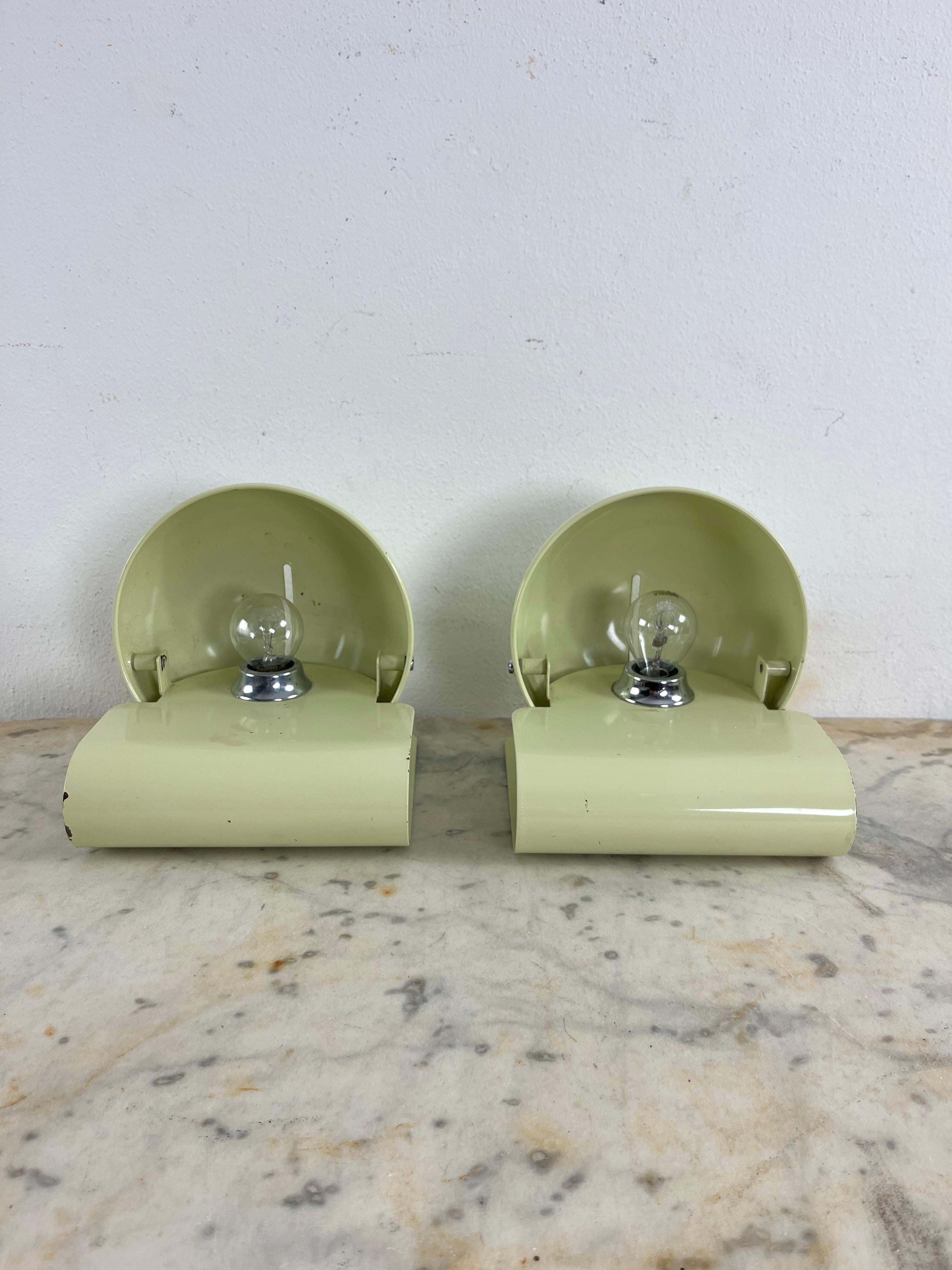 Set Of 2 Bugia Model Table Lamps by Giuseppe Cormio for IGuzzini, 1970s For Sale 14