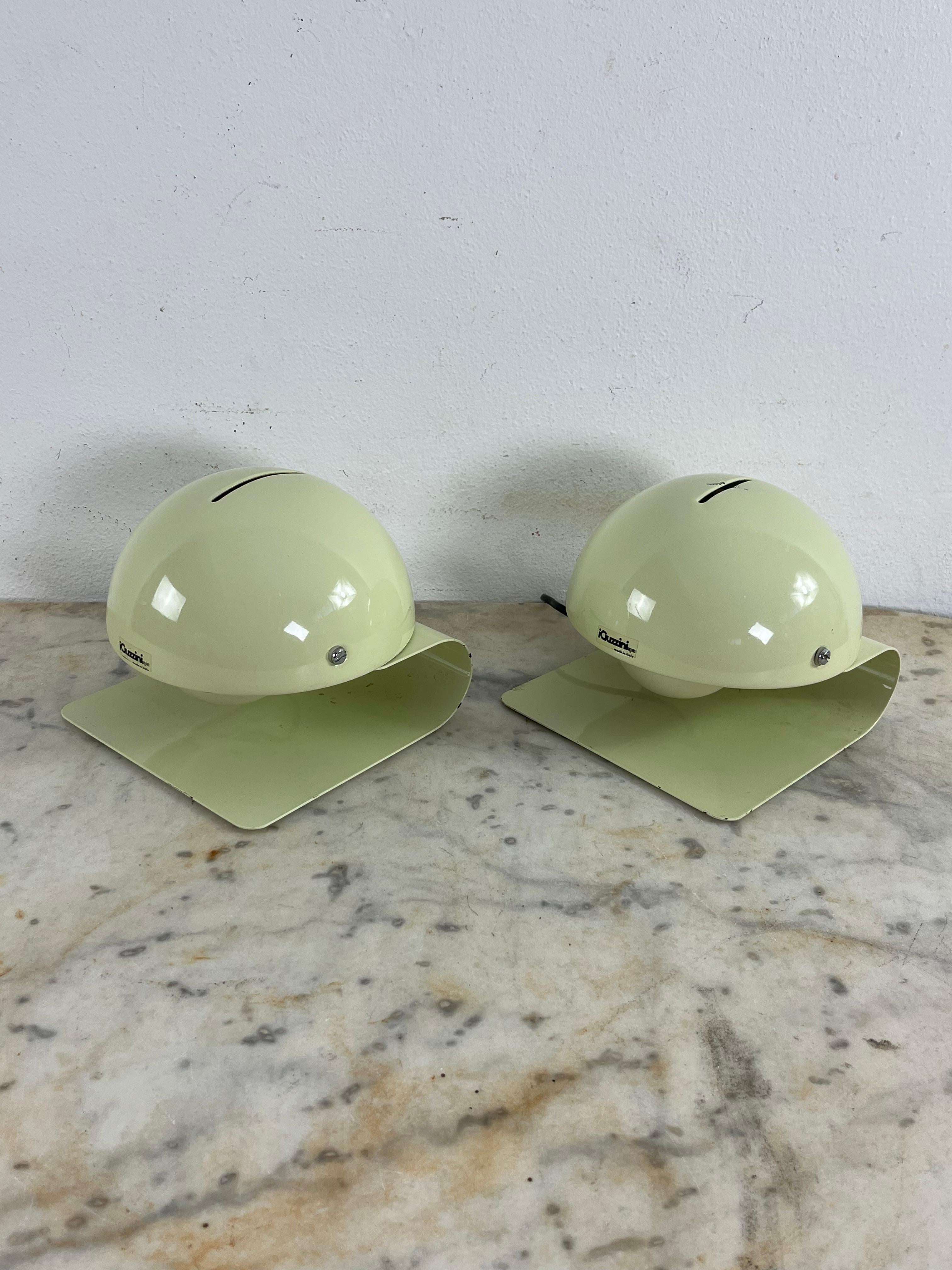Set Of 2 Bugia Model Table Lamps by Giuseppe Cormio for IGuzzini, 1970s For Sale 2