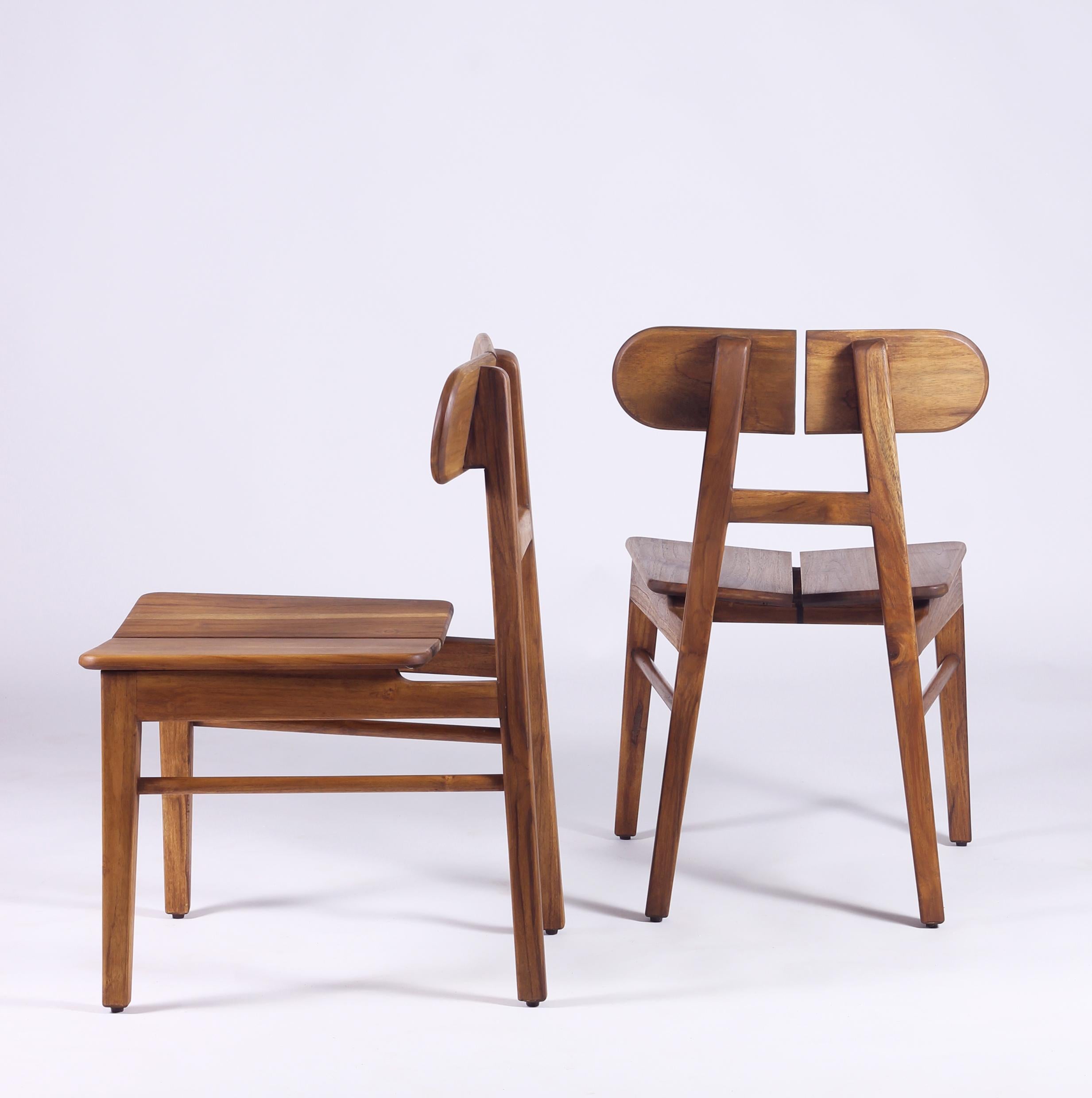 Set of 2 Butterfly Chair by Esvee Atelier In New Condition For Sale In Geneve, CH