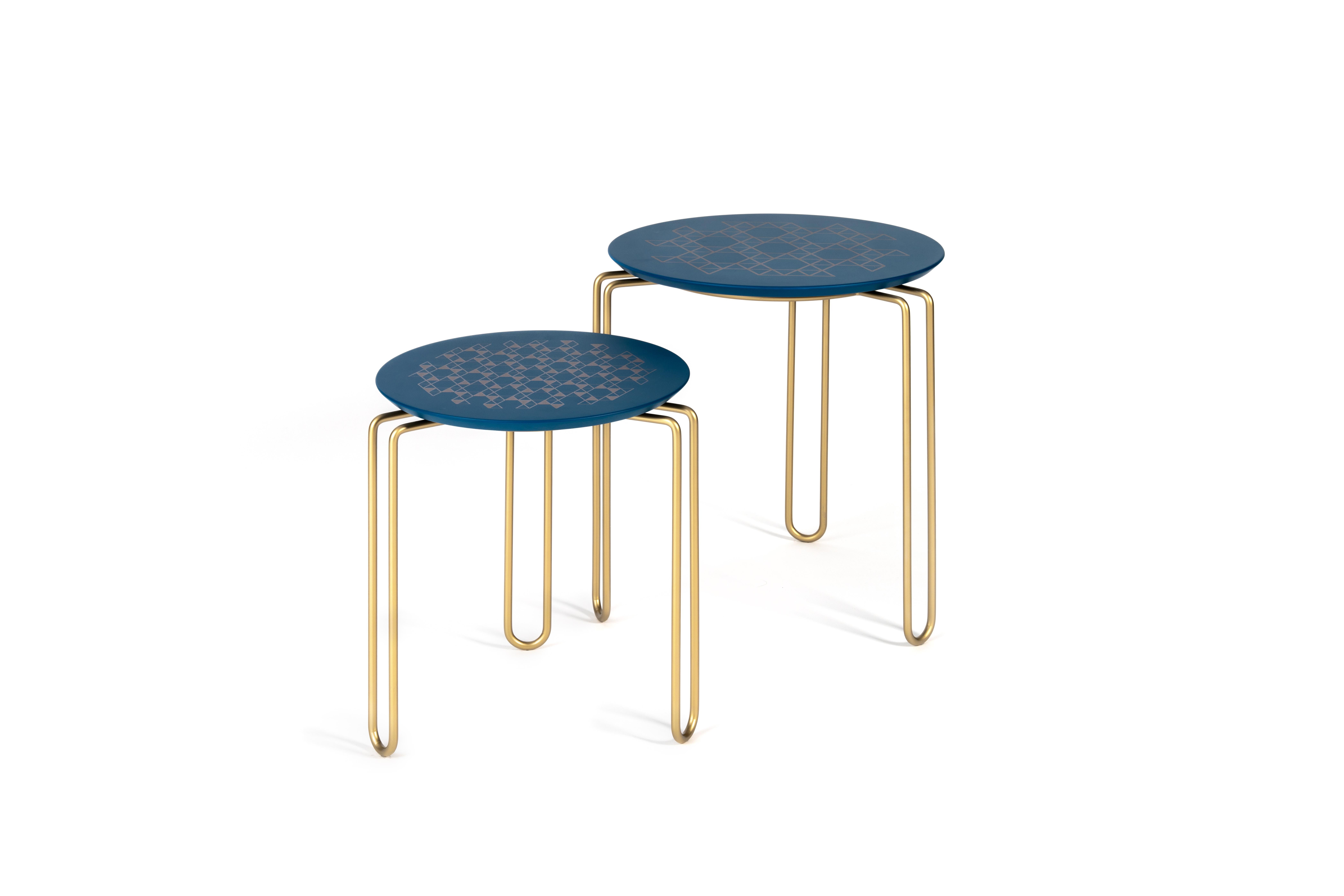 Other Set of 2 Caleido Coffee Table by Mentemano