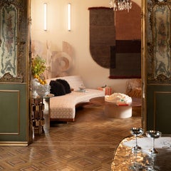 Set di 2 bicchieri da Martini Calypso Blue & Greene di Serena Confalonieri