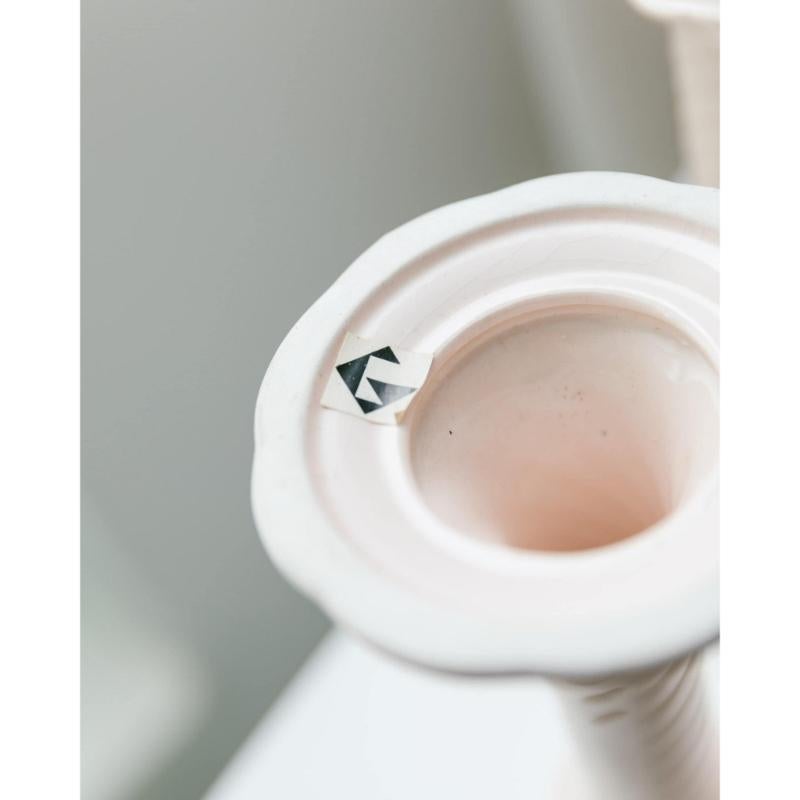 Set di 2 portacandele e vaso in ceramica di design del Medioevo, anni '70 in vendita 5