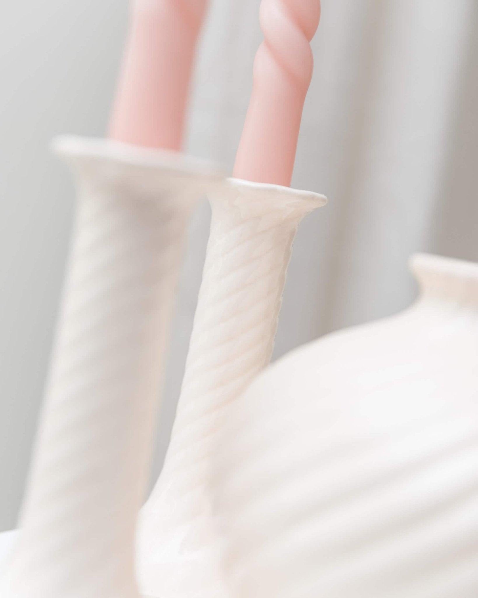 Set di 2 portacandele e vaso in ceramica di design del Medioevo, anni '70 In condizioni buone in vendita a Montecalvoli, IT