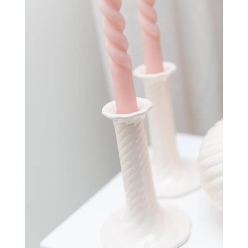 Set di 2 portacandele e vaso in ceramica di design del Medioevo, anni '70 in vendita 2