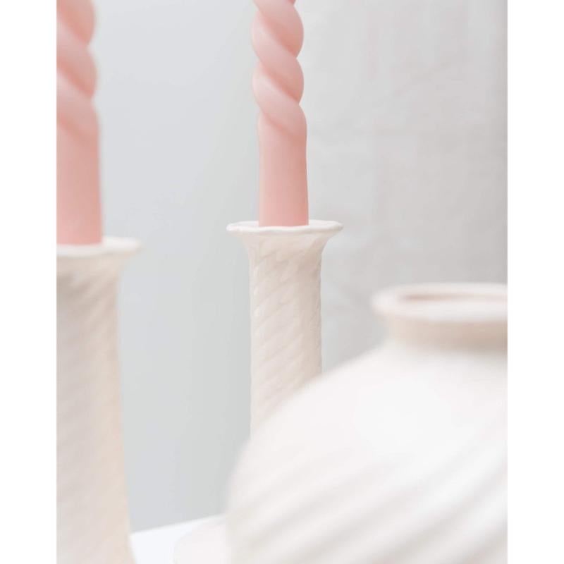 Set di 2 portacandele e vaso in ceramica di design del Medioevo, anni '70 in vendita 4