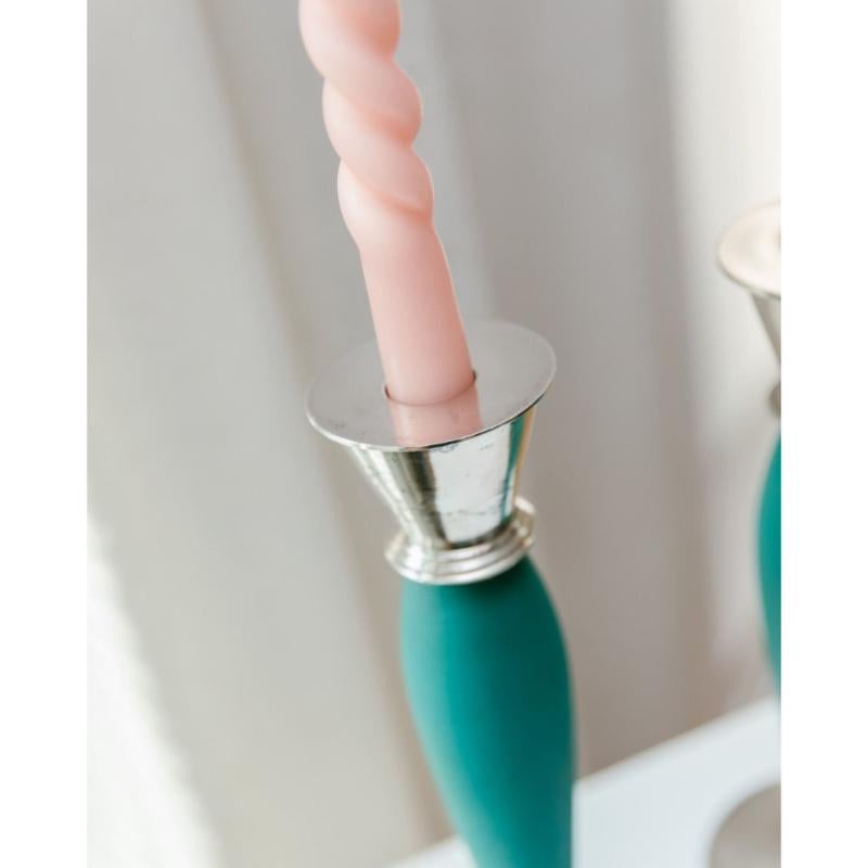 Contemporary Set of 2 Candleholders Postmodern Retro Memphis Style, 2000 For Sale